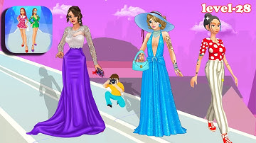 Fashion Battle 👸❤️👗 All Levels Gameplay Android, iOS Level - 28
