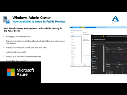 How to use Windows Admin Center in the Azure Portal