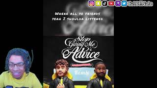 1013Yungin - Jack Harlow & Dave - Stop Giving Me Advice (Remix Lyric Visualizer ) REACTION!