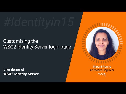 Customising the WSO2 Identity Server login page #Identityin15