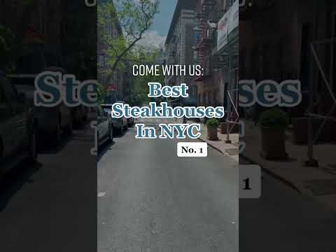 Video: Beste biffrestauranter i New York City