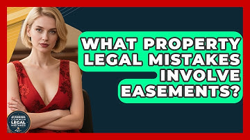 What Property Legal Mistakes Involve Easements? - Avoiding Common Legal Mistakes