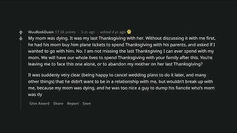 What made you break up with the person you planned to marry?