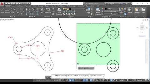 تعلم طريقة رسم الاشكال الهندسية ببرنامج الاوتوكاد شكل رقم 1