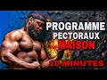 Programme pectoraux maison en 10 minutes    pompes