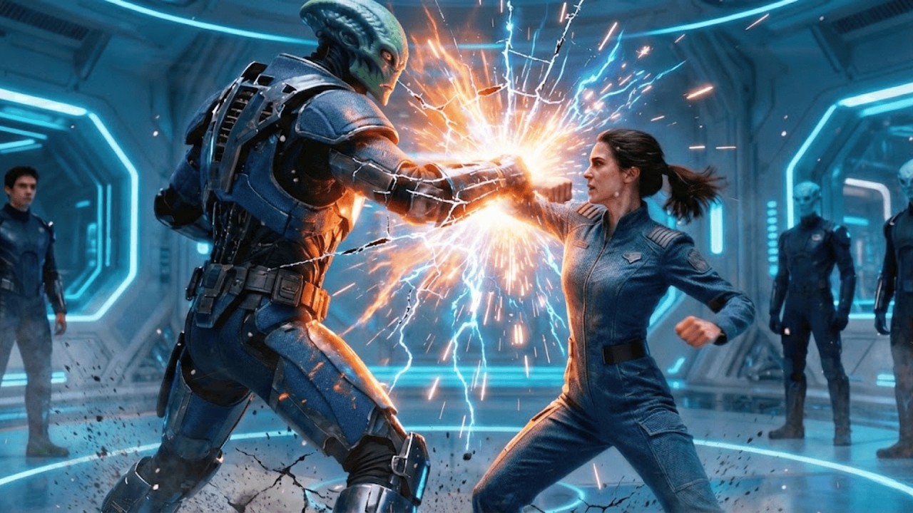 Obcy instruktor uderzył ją w nos. Zmiażdżyła mu twarz łokciem! HFY Sci F