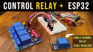 How to control Relay using esp32 | Single channel relay issue resolved 👌 #relay #esp32