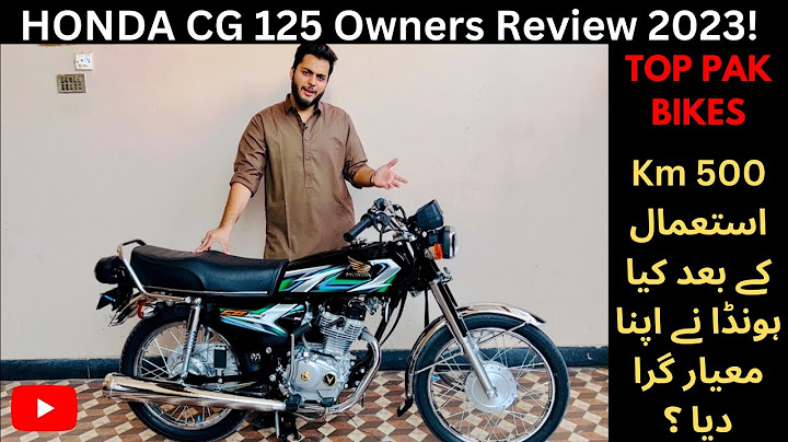 Honda cg 125 model 2023 review