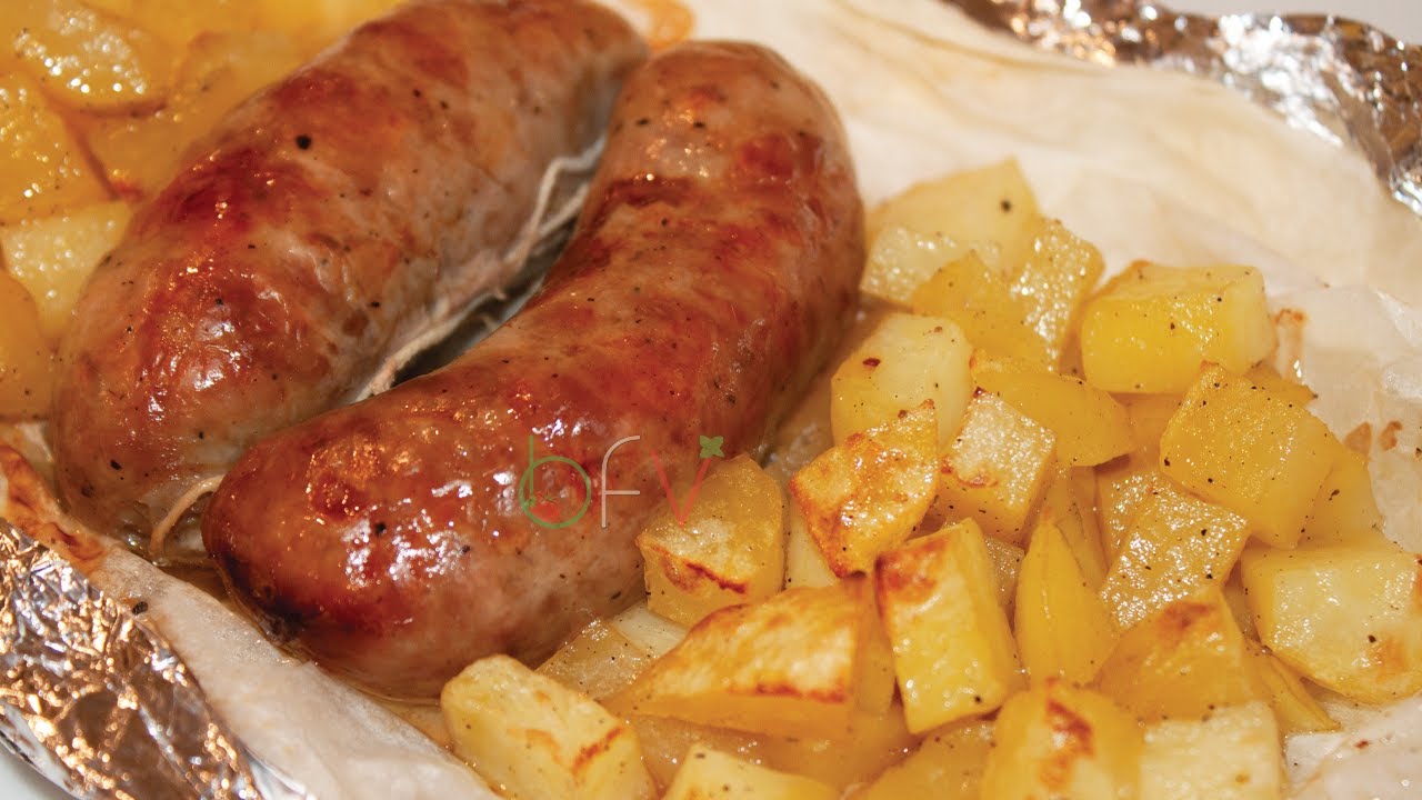 SALSICCIA E PATATE AL CARTOCCIO - Buono Facile Veloce