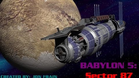 Babylon 5 Sector 87 Asteroids Game Part 1/2 - Intro