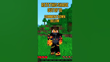 Rate this Shader Out of 10/?  In Minecraft!#shorts