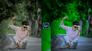 Green and grey effect Lightroom photo editing||preset download free||