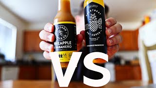 Pineapple/Habanero Hot Sauce SHOWDOWN | Bravado Spice CO VS Heartbeat Hot Sauce - Which one to get?