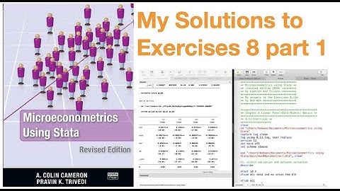 Microeconometrics using Stata: Solutions to Exercises 8 part 1
