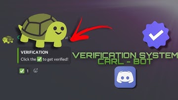 How to make verification system with carl bot (EASY 2022)