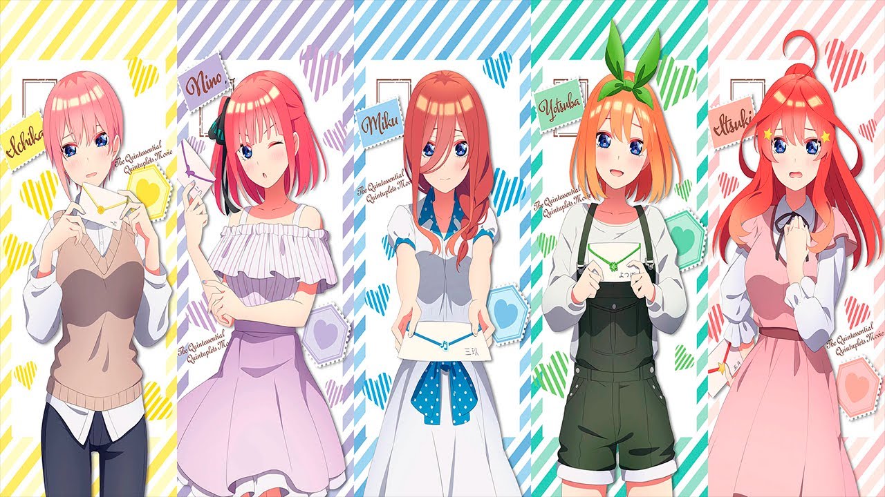 Nakano-ke no Itsutsugo — Gotoubun no Hanayome ~Arigatou no Hana~ (Gotoubun  no Hanayome the Movie ED) — Anime Liryca