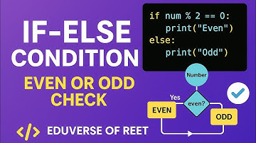 IF-ELSE in Python | EVEN or ODD Number Checker Made Easy.!!