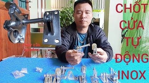 BỘ CHỐT CỬA TỰ ĐỘNG THÔNG MINH BẰNG INOX VÀ MẠ KẼM DẦY CHỐNG RỈ SÉT HÀNG CAO CẤP CHO MỌI NHÀ