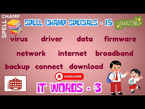 🆕 ഇംഗ്ലീഷ് സ്പെല്ലിംഗ് വാക്കുകൾ - ഇൻഫർമേഷൻ ടെക്നോളജി വേഡ്സ് സ്പെല്ലിംഗ് - സ്പെഷ്യലുകൾ 15