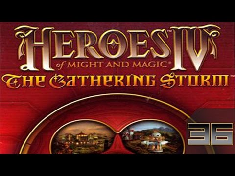 Видео: Heroes of Might and Magic 4 Прохождение(Невозможно) #36 Грядущая Буря-Догвогл3(Финал)Алита1