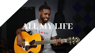 Video thumbnail of "k-ci & Jojo - all my life [guitar fingerstyle] arranged by Odane Lewis + Tab"