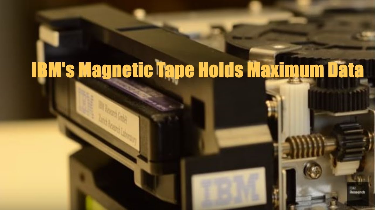 IBM's Magnetic Tape Holds Maximum Data