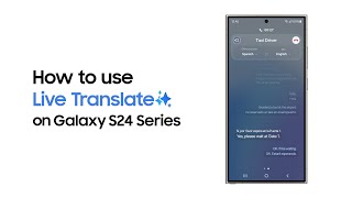 Galaxy S24 Series: How to use Live Translate | Samsung screenshot 4