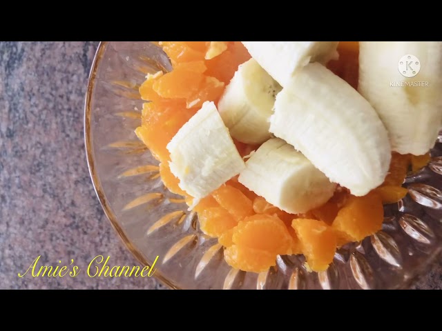 How to Make a Healthy Drink ,Mandarin u0026 Banana Smoothie . class=