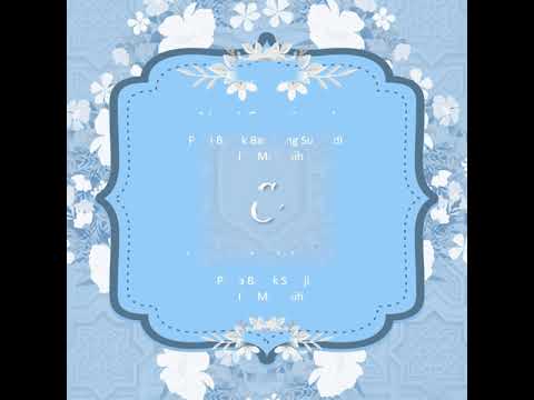 Video Undangan Digital Biru - YouTube