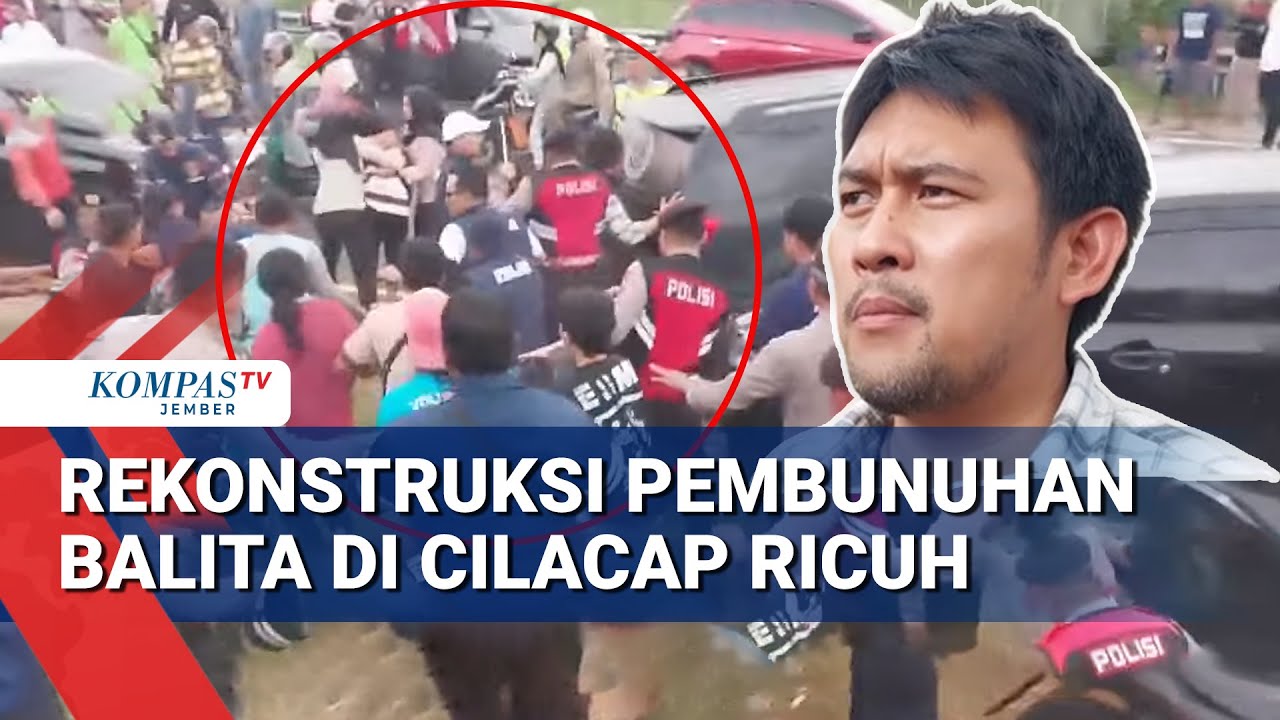 Rekonstruksi Pembunuhan Balita di Cilacap Ricuh, Warga Nyaris Hajar Tersangka