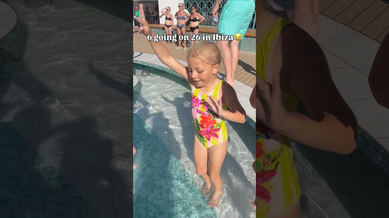 Pool party on the MSC World Europa🚢 #msccruise #familycruise #poolparty #familytravel