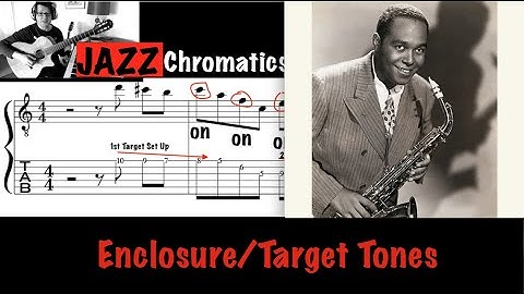 Target Tones/Enclosure Jazz Chromatics guitar/music theory Lesson