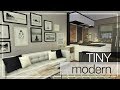 TINY MODERN HOME + CC LINKS | The Sims 4 Tiny Modern House Building