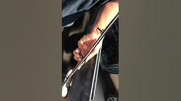 Chevelle window felt removal