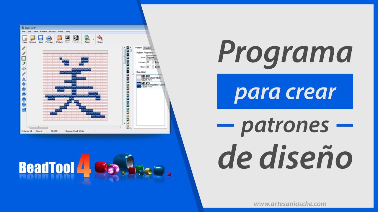 ¿Cómo hacer patrones para manillas en mostacilla checa? (Descargar e