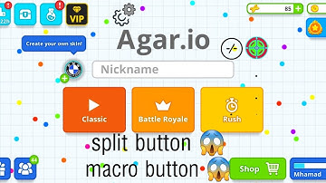 agar.io macro button fast and 16 split button for Android no root