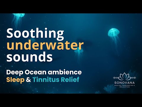 Soothing Underwater Sounds for Deep Sleep & Tinnitus Relief 🌊 Bioluminescent Ocean Ambience #relax