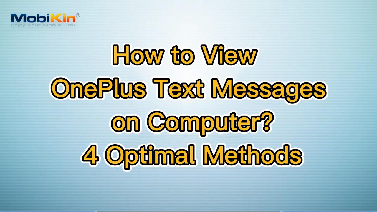 Compyter Message How to View OnePlus Text Messages on Computer? 4 Optimal Methods - YouTube