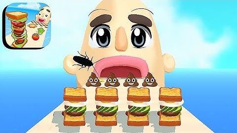 Sandwich Runner Game All Levels Walkthrough Gameplay iOS,Android New Update Part 5