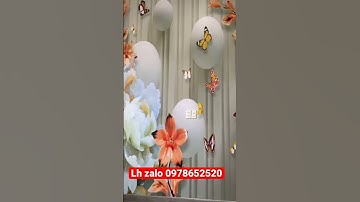 Hoàn thiện tranh dán tường 3D giả ngọc đẹp mê ly