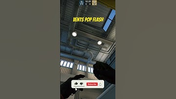 VENTS POP FLASH ON NUKE #shorts #csgo