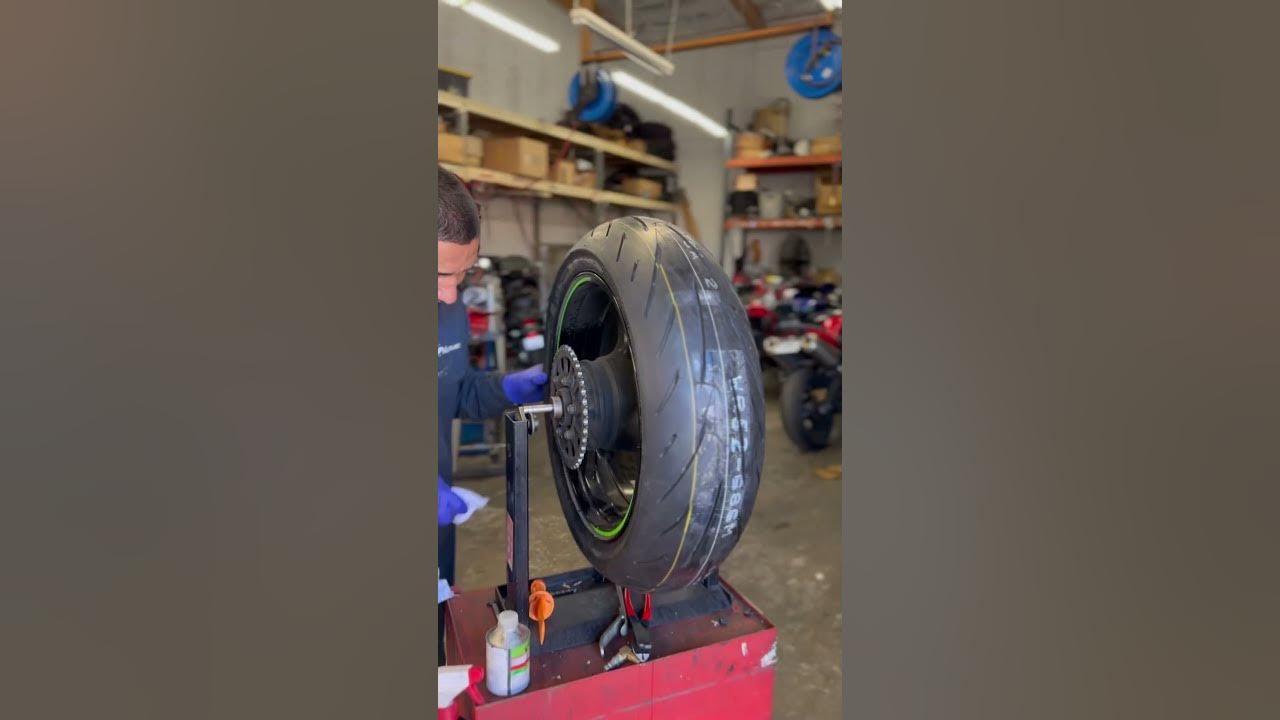 Motorhelmets Sportbike Rear Tire Change Motorcycle Service Center Fullerton OC LA Socal shorts