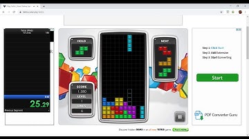 Tetris (Web) 10 Line Speed Run | 29.87