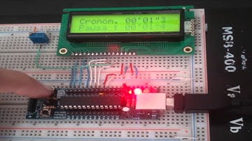 SEMPRA - Cronômetro com display de LCD no E-PDuino Nano
