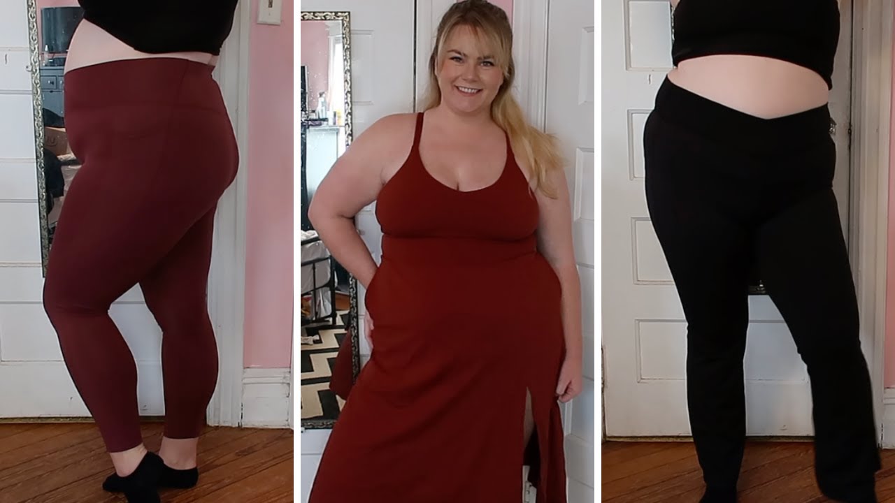 HALARA PLUS SIZE TRY ON HAUL  Tons of Leggings and the Viral Pants!! 