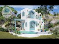 Small House - Tiny House - Santorini House Design Ideas 3d #15 | Minh Tai Design