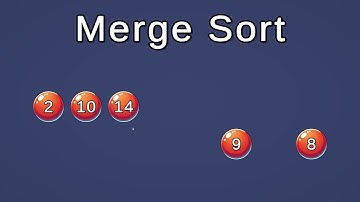 Merge Sort Algorithm Explained Visually – Step-by-Step Animation!