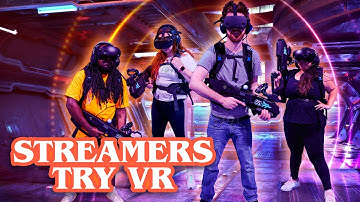 Streamers Try VR - Outbreak Origins | VR Zombie Survival Game | Zero Latency VR