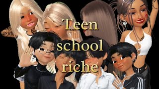 teen school riche episode 1 - série zepeto