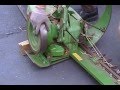 Changing the knife on a Sickle bar mower